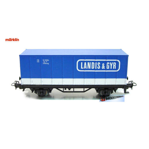 Marklin H0 4481 86703 Containerwagen Landis & Gyr - Modeltreinshop