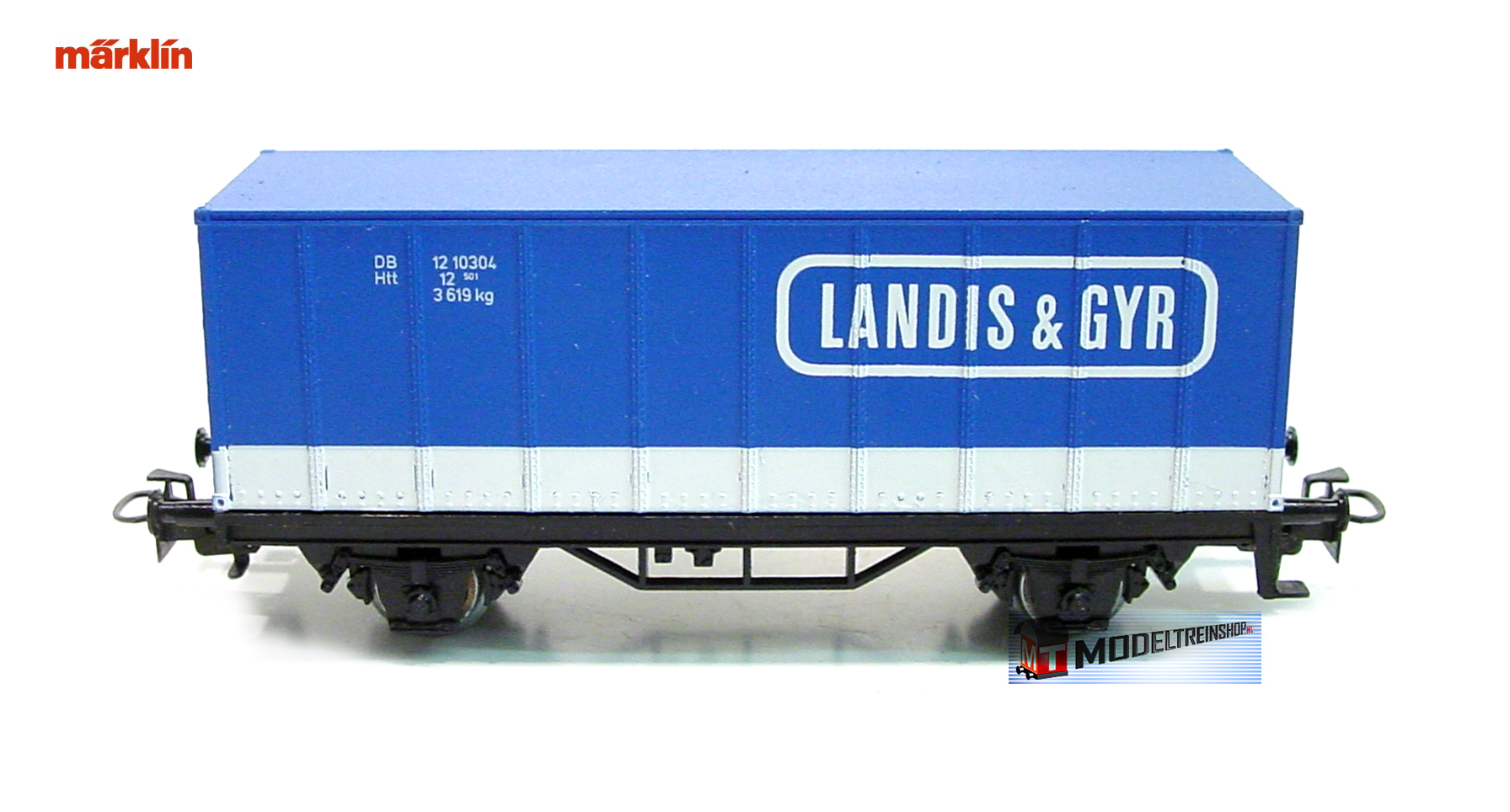 Marklin H0 4481 86703 Containerwagen Landis & Gyr - Modeltreinshop