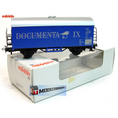 Marklin HO 4415 92718 Gesloten Goederenwagen Documenta IX - Modeltreinshop