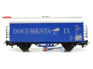 Marklin HO 4415 92718 Gesloten Goederenwagen Documenta IX - Modeltreinshop