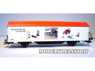 Marklin HO 94088 Schuifwandwagen Marklin Museum Heropening Mei 2001 - Modeltreinshop