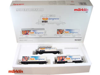 Marklin H0 94107 Goederen Wagenset Langnese - Modeltreinshop