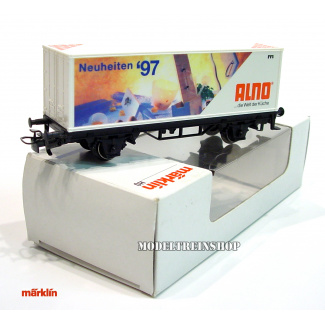 Marklin HO 4482.014 Container Wagen Neuheiten '97 Alno - Modeltreinshop