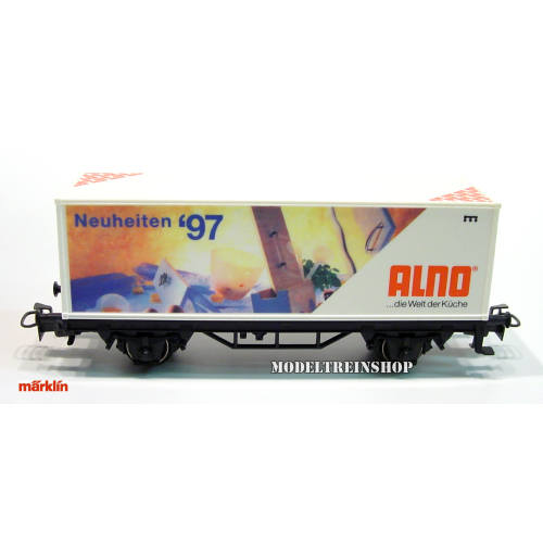 Marklin HO 4482.014 Container Wagen Neuheiten '97 Alno - Modeltreinshop