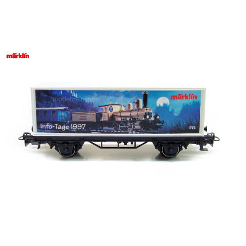 Marklin HO 4482.025 Container Wagen Info Tage 1997 - Modeltreinshop