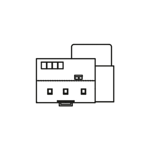 Auhagen HO 11454 Vrijstaand huis met garage - Modeltreinshop