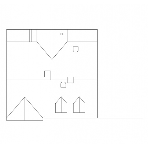 Auhagen HO 12258 Fabriek Residentie - Modeltreinshop