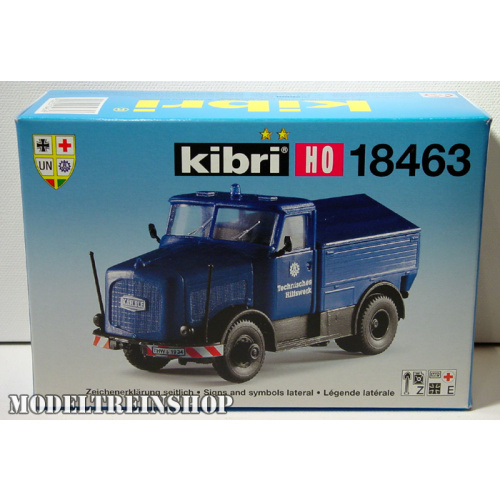 Kibri H0 18463 Kaelble tractor unit THW Hamburg - Modeltreinshop