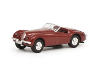 Schuco H0 26326 Jaguar XK 120 Rood - Modeltreinshop