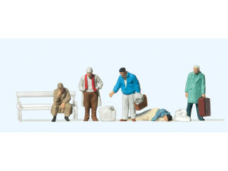 Preiser H0 14119 Figuren voor het station - Modeltreinshop