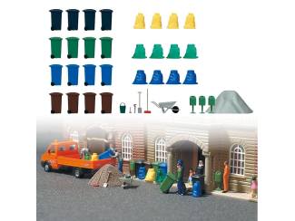 1136 Vuilnis set - Modeltreinshop