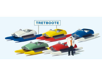 Preiser H0 10685 Waterfiets verhuur - Modeltreinshop