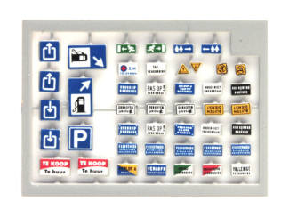 Artitec N 14.170 NL Borden set A bouwpakket uit Decals en foto-etsdelen - Modeltreinshop