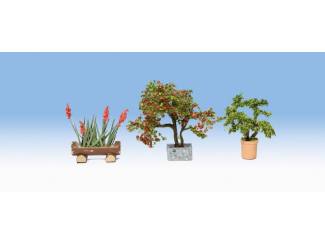 Noch H0 14020 Sierplanten in pot 3 stuks - Modeltreinshop