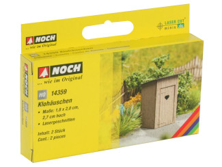 Noch H0 14359 Toilethuisjes - Modeltreinshop