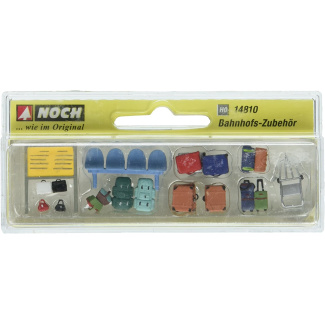 Noch H0 14810 station accessoires - Modeltreinshop