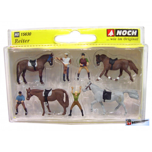 Noch H0 15630 Ruiters op de Manege - Modeltreinshop