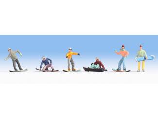 Noch H0 158236 Snowboarders - Modeltreinshop