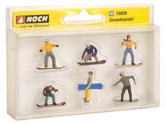 Noch H0 158236 Snowboarders - Modeltreinshop