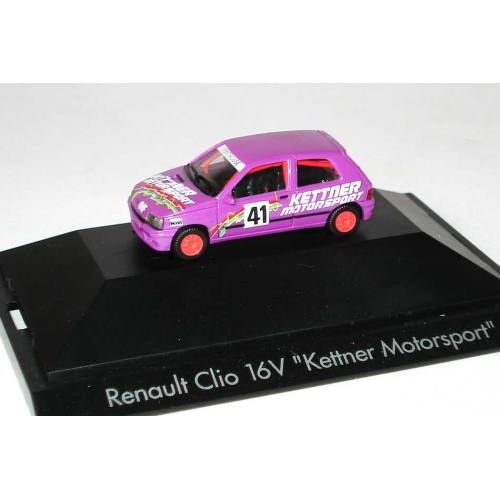 Herpa H0 181396 Renault clio 16V Kettner Motorsport - Modeltreinshop