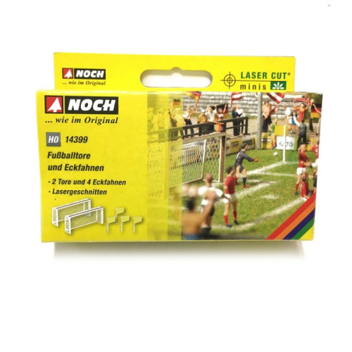 Noch H0 14399 Voetbalgoals en hoekvlaggen - Modeltreinshop