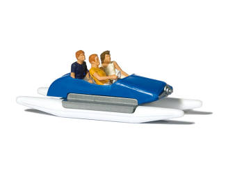 Preiser H0 10682 Familie in waterfiets I - Modeltreinshop