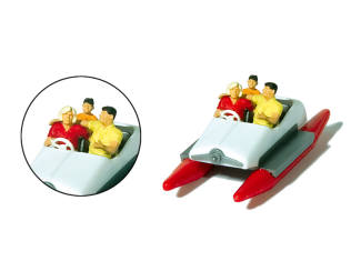 Preiser H0 10683 Familie in waterfiets II - Modeltreinshop