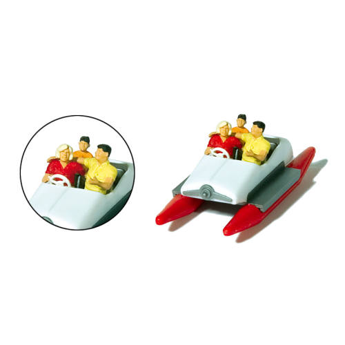 Preiser H0 10683 Familie in waterfiets II - Modeltreinshop