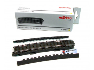 Marklin C Rail 24315 Gebogen rail 515 mm - Modeltreinshop