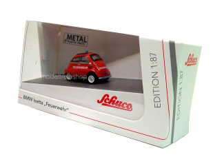 Schuco H0 26487 BMW Isetta Fuerwehr - Modeltreinshop