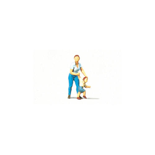 Preiser H0 28023 Moeder met kind - Modeltreinshop