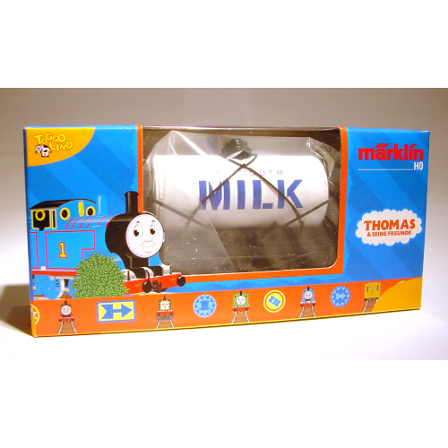 Marklin H0 44132 Tankwagen Milk - Thomas en zijn vrienden - Modeltreinshop