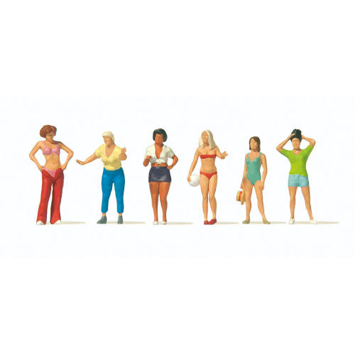 Preiser H0 10704 Figuren op de Camping - Modeltreinshop