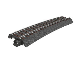 Marklin C Rail 24315 Gebogen rail 515 mm - Modeltreinshop