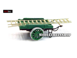 Artitec N 316.16 Ladderwagen groen kant en klaar resin, geverfd - Modeltreinshop