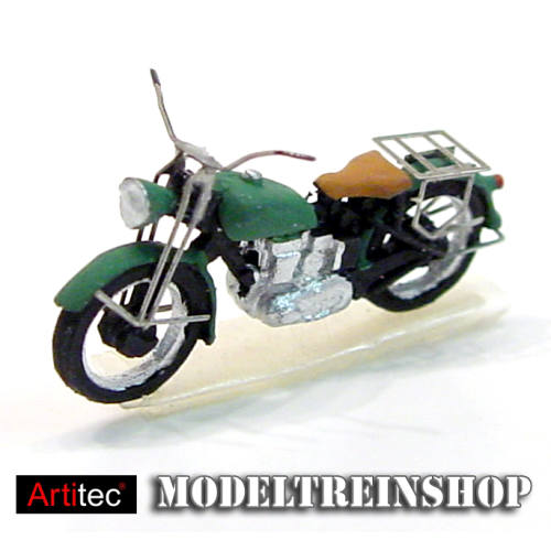 Artitec H0 387.05 Motor Triumph civiel, groen, kant en klaar, geverfd - Modeltreinshop