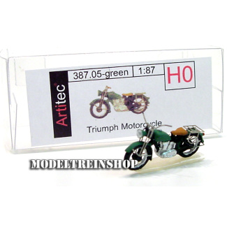 Artitec H0 387.05 Motor Triumph civiel, groen, kant en klaar, geverfd - Modeltreinshop