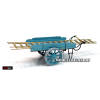 Artitec H0 387.24 Ladderwagen blauw kant en klaar resin, geverfd - Modeltreinshop