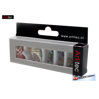 Artitec H0 387.41 Sinterklaas en Zwarte Piet kant-en-klaar - Modeltreinshop