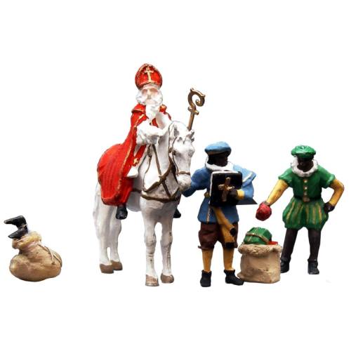 Artitec H0 387.41 Sinterklaas en Zwarte Piet kant-en-klaar - Modeltreinshop