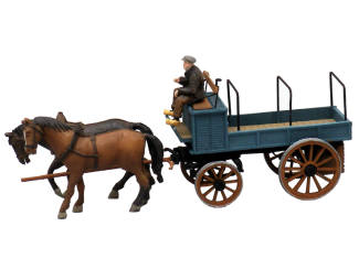 Artitec H0 387.63 Open boerenwagen kant-en-klaar geschilderd - Modeltreinshop