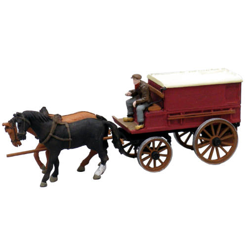 Artitec H0 387.64 Gesloten boerenwagen kant-en-klaar geschilderd - Modeltreinshop