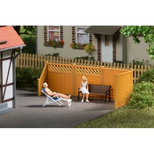 Auhagen H0 41648 Schermen met staanders - MOdeltreinshop