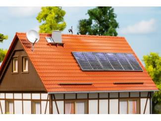 Auhagen H0 41651 Zonnepanelen en Satellietschotels - Modeltreinshop