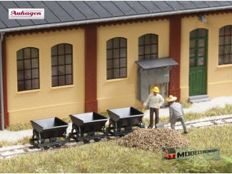 Auhagen H0 41702 Smalspoor Kiepwagens 3 stuks - Modeltreinshop