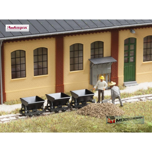 Auhagen H0 41702 Smalspoor Kiepwagens 3 stuks - Modeltreinshop