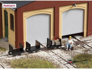 Auhagen H0 41704 Smalspoor Schutboord Wagens 3 stuks - Modeltreinshop