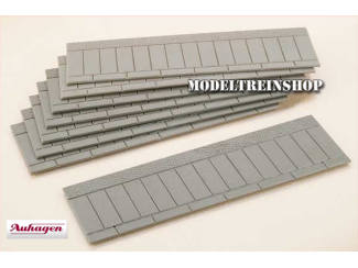 Auhagen H0 42552 Trottoir, Stoep, Voetgangerpad 8 Stuks - Modeltreinshop