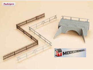 Auhagen H0 42555 Kleine stenen brug inclusief Hekjes - Modeltreinshop