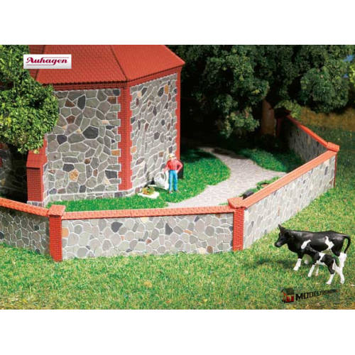 Auhagen H0 42651 Natuur Stenen Muur - Modeltreinshop